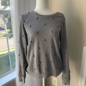 LOFT Embellished Sweater